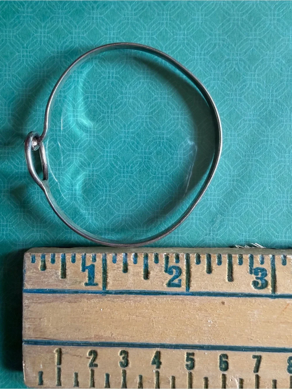 925 Sterling Silver Modern Open-Circle Cuff Bracelet